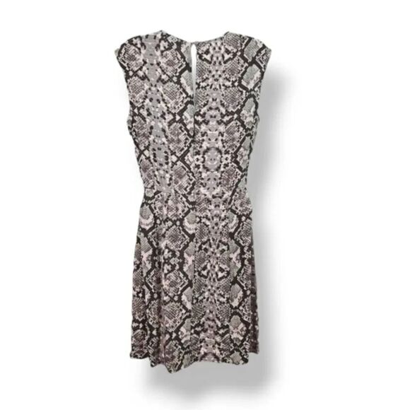 Leith Pale Pink Snakeskin Animal Print Sheath Dress Size Small - Picture 6 of 10